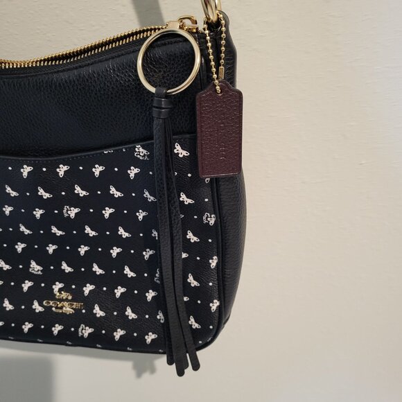Coach Butterfly Print Leather Crossbody - Picture 13 of 14